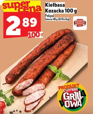 Kiełbasa Kozacka Pekpol promocja w TOPAZ