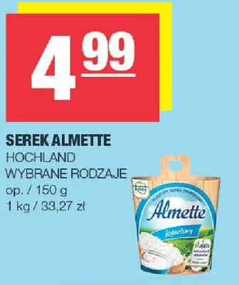 Serek Almette wybrane rodzaje promocja w SPAR