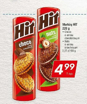Markizy HIT Nuts o smaku orzechowym promocja w LEWIATAN