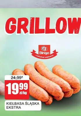 Kiełbasa śląska ekstra Bingo promocja w Bingo