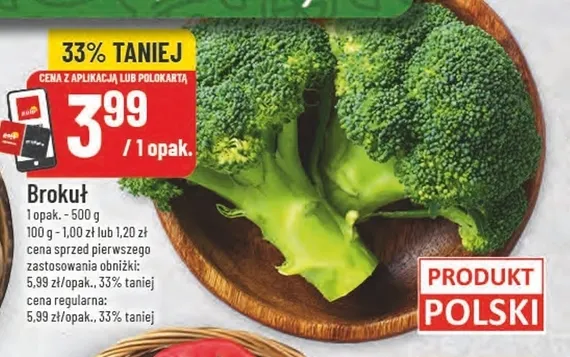 Brokuł promocja w POLOmarket