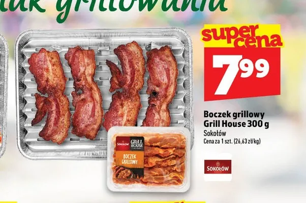 Boczek grillowy Sokołów Grill House promocja w TOPAZ