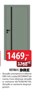 Skrzydło wewnętrzne VETRO E DRE promocja w Dobre Dla Domu
