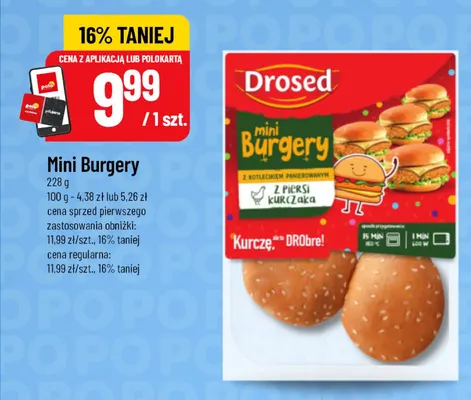 Mini burgery Drosed promocja w POLOmarket