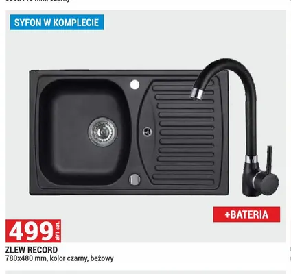 Zlew Record promocja w Merkury Market
