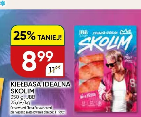 Kiełbasa Idealna Skolim JBB promocja w Chata Polska