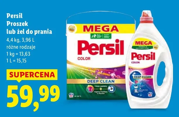 Proszek lub żel do prania promocja w Lidl
