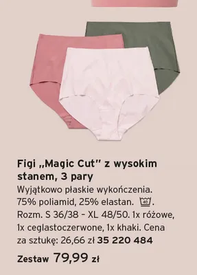 Figi „Magic Cut” z wysokim stanem Tchibo promocja w Tchibo