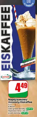 Napój kawowy mrożony Hochwald Eiskaffee promocja w Dino