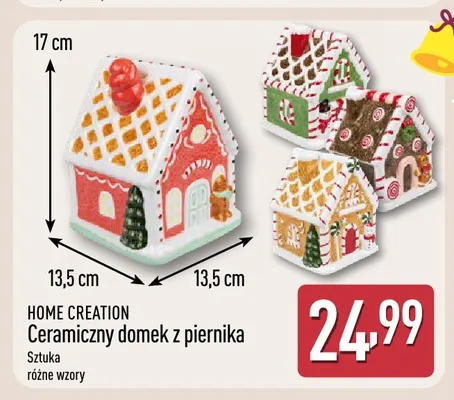 Ceramiczny domek z piernika Home Creation promocja w Aldi