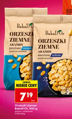 Orzeszki ziemne BakaD'Or solone promocja w Biedronka