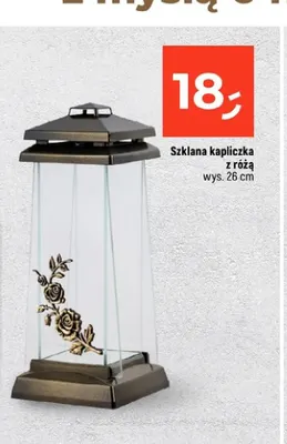 Szklana kapliczka z różą promocja w Dealz