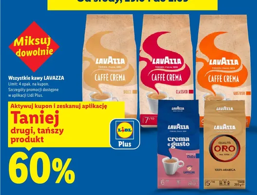 Kawa wszystkie rodzaje promocja w Lidl