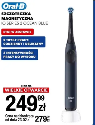 Szczoteczka magnetyczna IO SERIES 2 OCEAN BLUE promocja w RTV EURO AGD