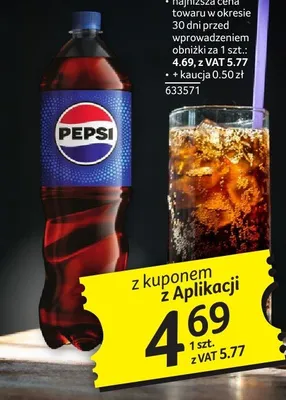 Napój Pepsi 1,5L promocja w Selgros
