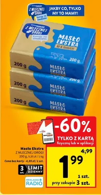 Masło Ekstra Z Mlecznej Drogi promocja w Intermarche