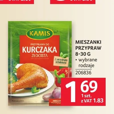 Mieszanki przypraw Kamis promocja w Selgros