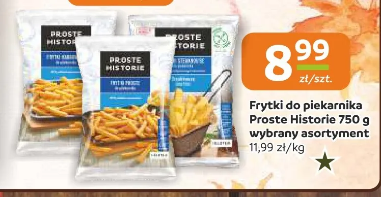 Frytki do piekarnika Proste Historie promocja w Społem Częstochowa