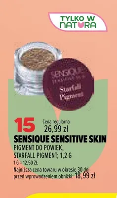 Pigment do powiek Starfall Pigment Sensique Sensitive Skin promocja w Drogerie Natura