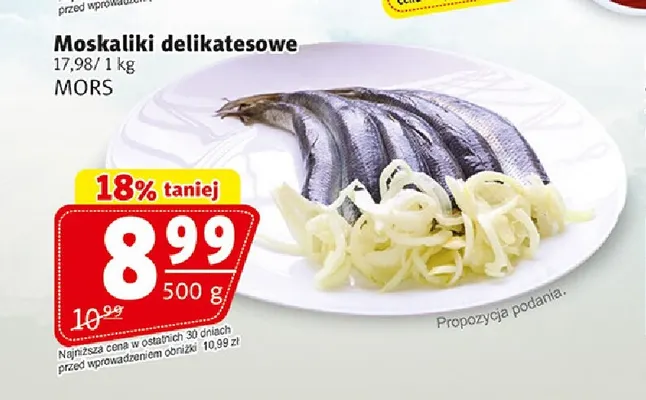 Moskaliki delikatesowe Mors promocja w Prim Market