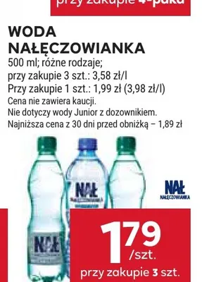 Woda Nałęczowianka promocja w Stokrotka