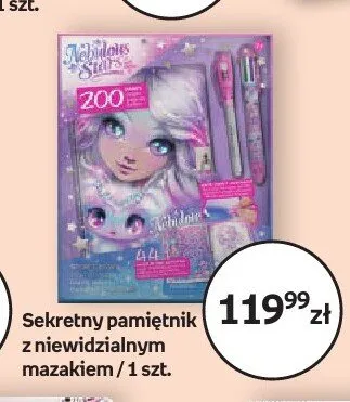 Sekretny pamiętnik z niewidzialnym mazakiem Nebulous Stars promocja w Empik