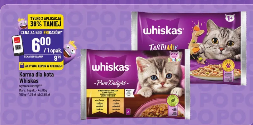 Karma dla kota wybrane rodzaje promocja w POLOmarket