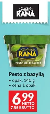 Pesto z bazylią Rana promocja w Makro