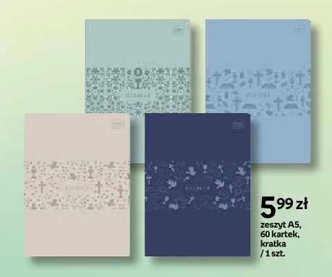 Zeszyt tematyczny A5 60 kartek kratka promocja w Empik
