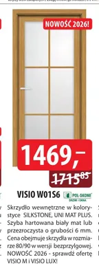 Skrzydło wewnętrzne POL-SKONE Visio W01S6 promocja w Dobre Dla Domu