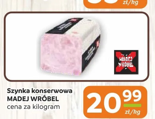 Szynka konserwowa Madej Wróbel promocja w Społem Częstochowa