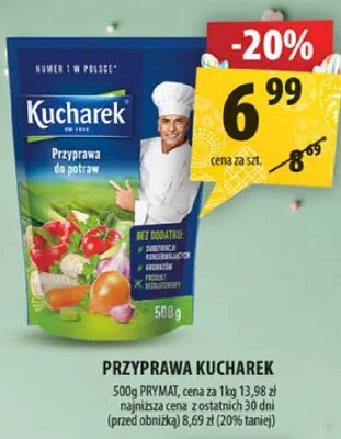 Przyprawa Kucharek promocja w Arhelan