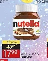 Nutella 350g promocja w Wafelek