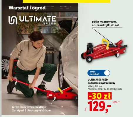 Podnośnik hydrauliczny Ultimate Speed promocja w Lidl