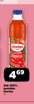 Sok pomidor Hortex 100% promocja w Netto