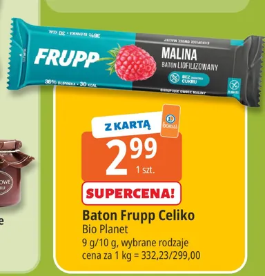 Baton Frupp Celiko promocja w Leclerc