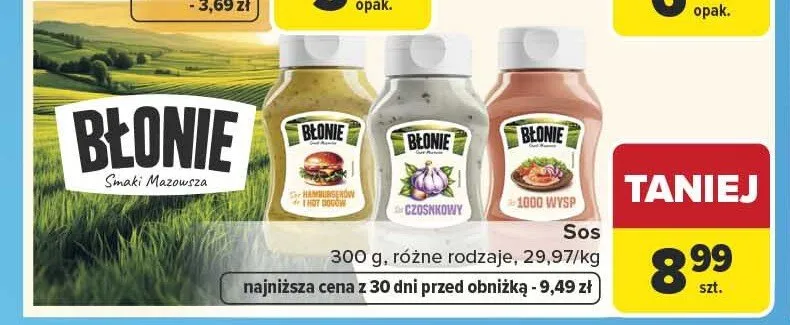 Sos Hamburgerowy i Hot Dogów Błonie promocja w Carrefour
