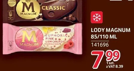 Lody Magnum 85/110ml promocja w Selgros