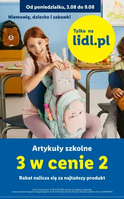 Artykuły szkolne promocja w Lidl
