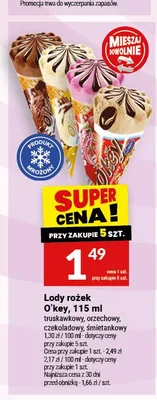 Lody rożek O'key promocja w Twój Market