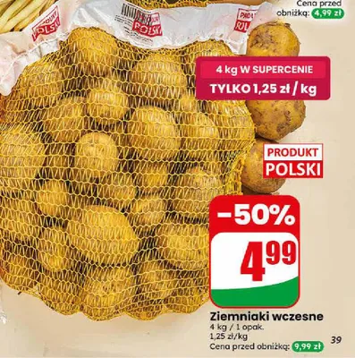 Ziemniaki wczesne promocja w Dino