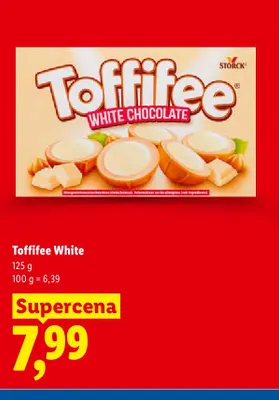 Czekoladki Toffifee White Chocolate promocja w Lidl