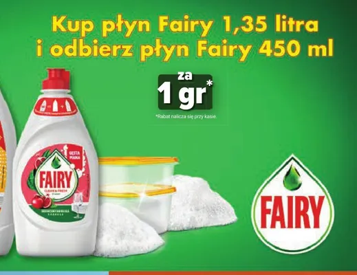 Płyn do naczyń Fairy Clean & Fresh promocja w Stokrotka