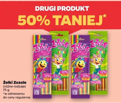 Żelki DRUGIE -50% promocja w Netto
