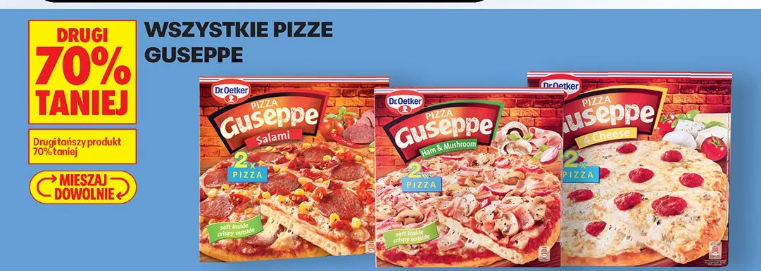 Pizza Guseppe wszystkie rodzaje promocja w Biedronka