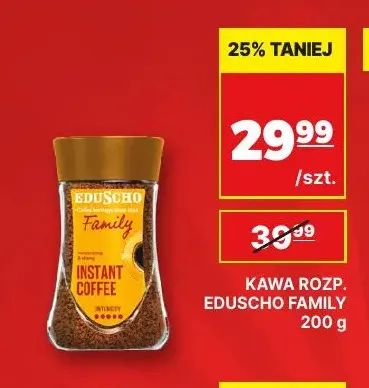 Kawa rozpuszczalna Eduscho Family promocja w API Market