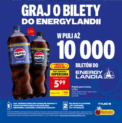 Napój gazowany Twist 1,75l promocja w Biedronka