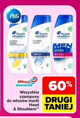 Szampony do włosów marki Head & Shoulders promocja w Carrefour