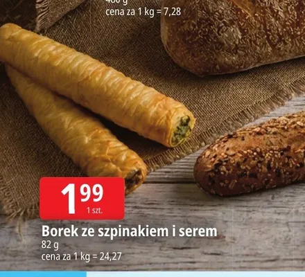 Borek ze szpinakiem i serem promocja w Leclerc