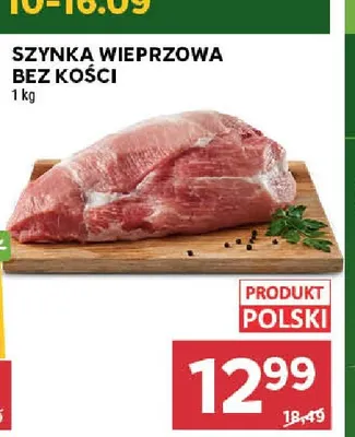 Szynka wieprzowa bez kości promocja w Stokrotka